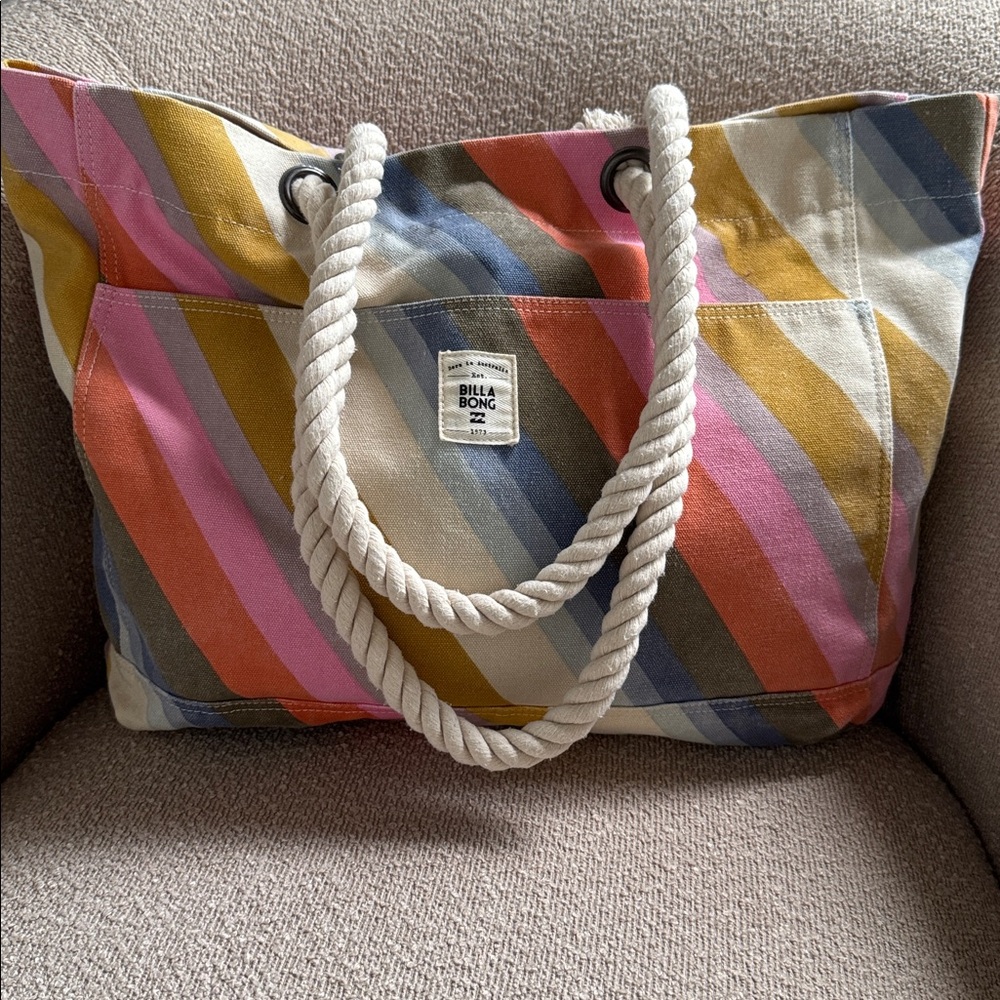 Billabong beach tote bag